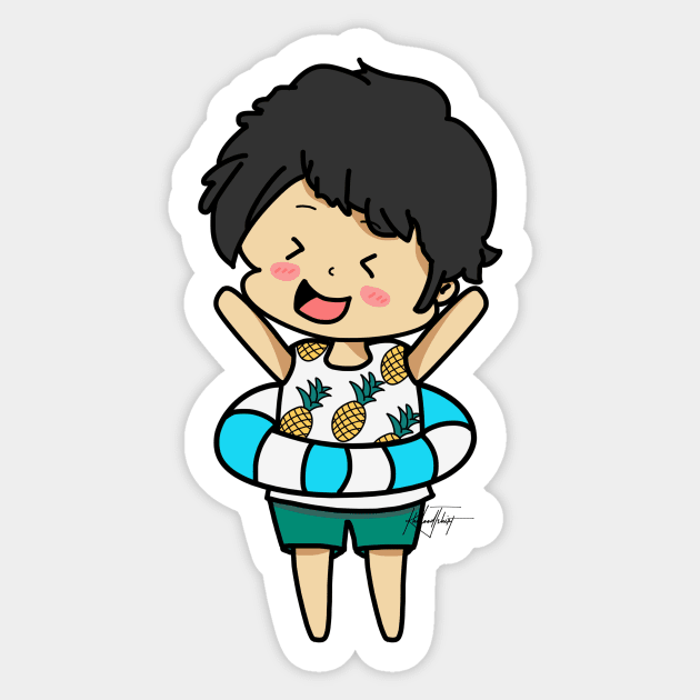 beach Sticker by KDaisy.design